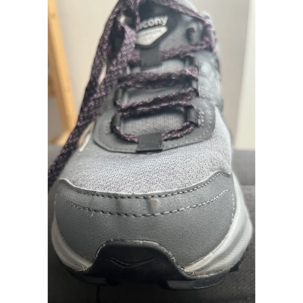 Saucony Excursion TR17 Womens 8.5W Wide Running Shoes Cinder Gray Gorpcore Y2K